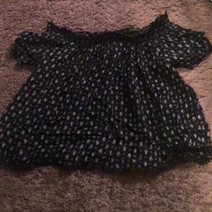 off the shoulder shirt